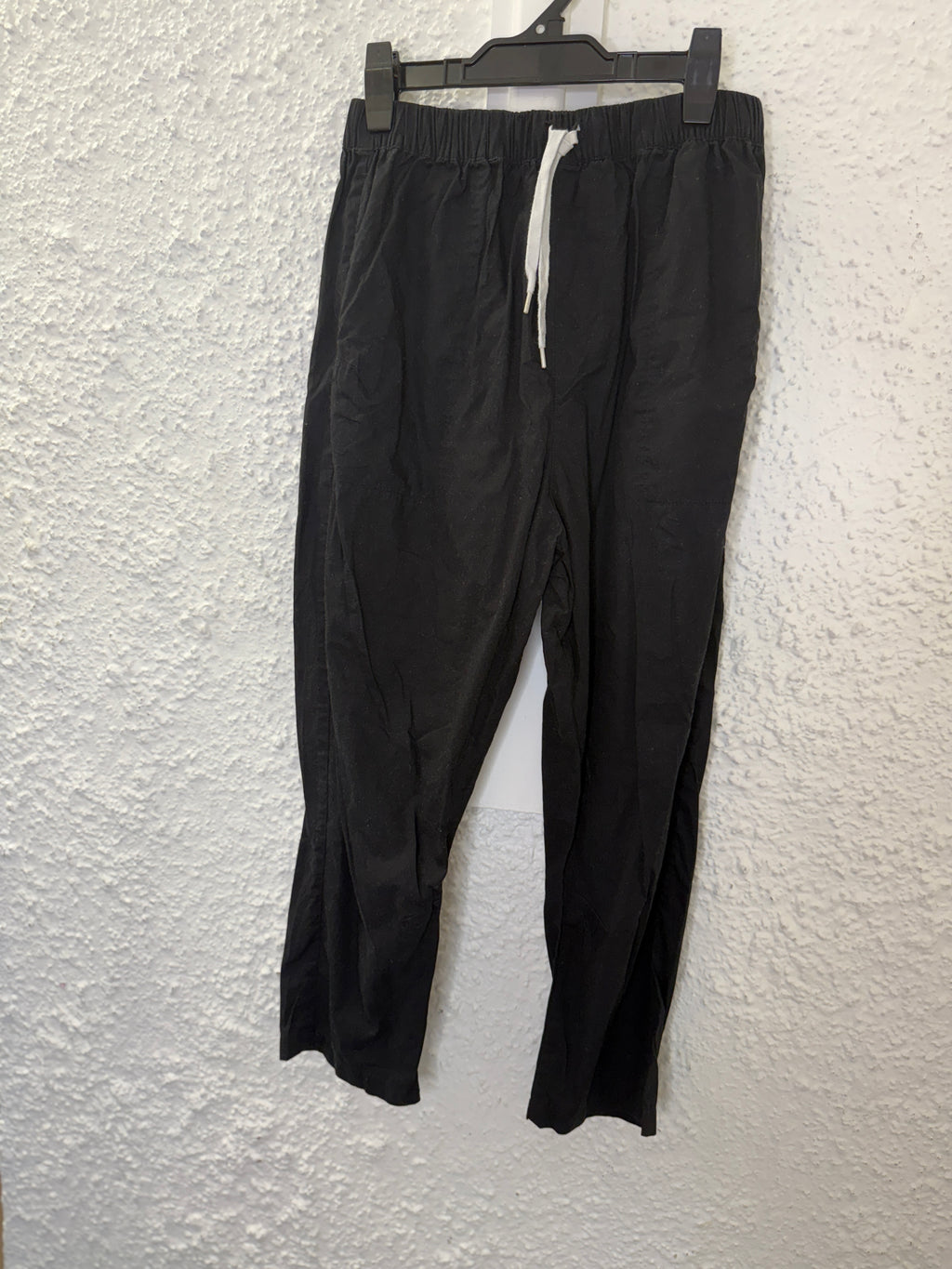 Moochi black cotton crop pants Sz S😀27/11
