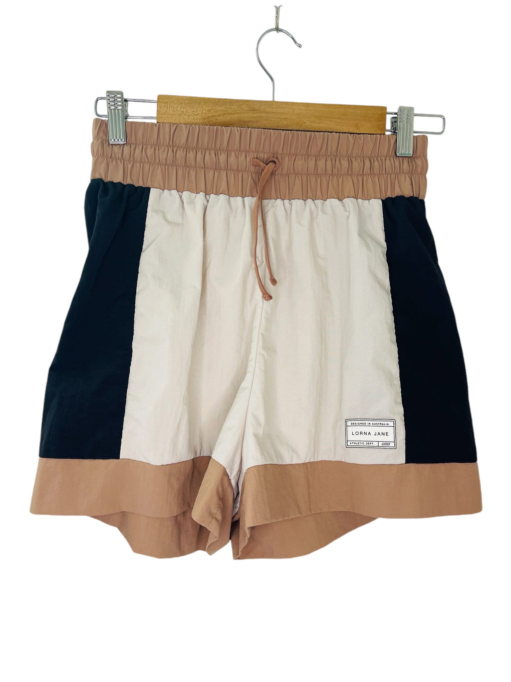 Lorna Jane Brown/Beige/Black Shorts No Sz (best fit sz 8) 💛