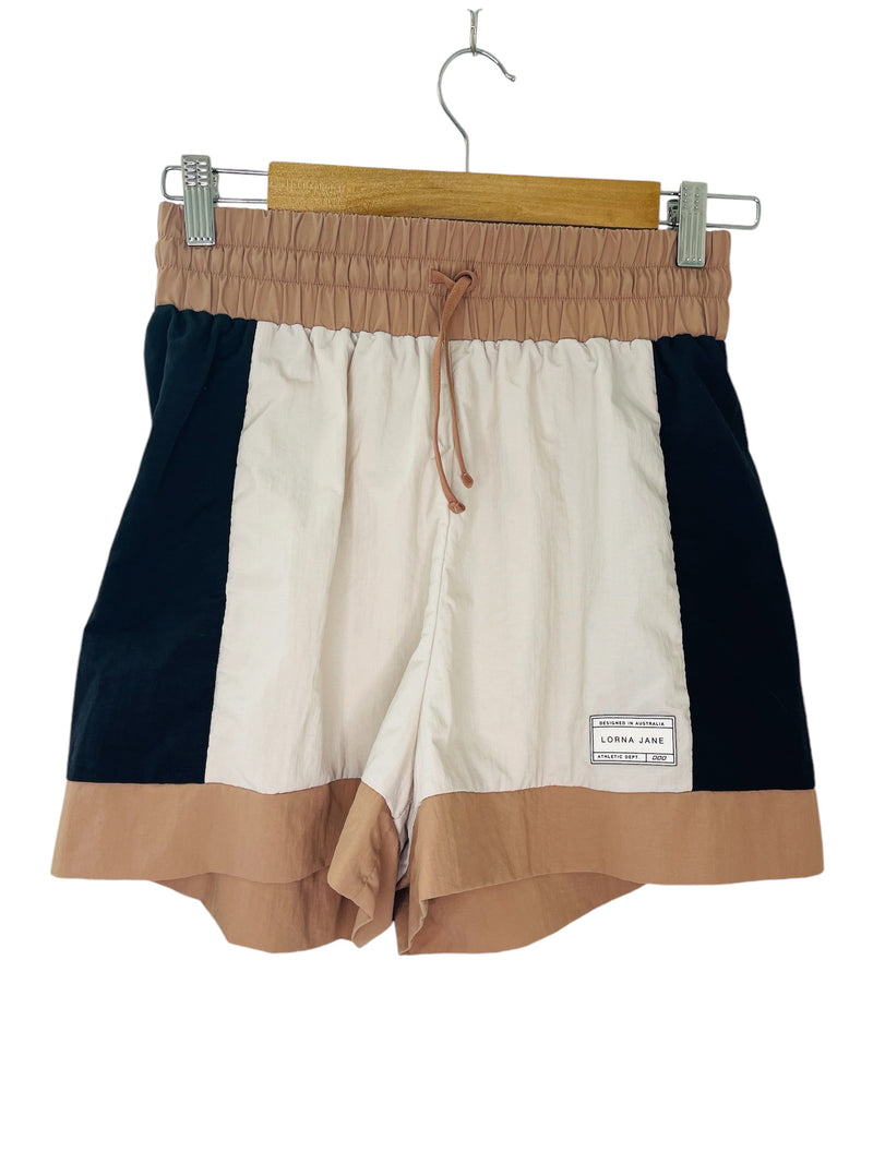 Lorna Jane Brown/Beige/Black Shorts No Sz (best fit sz 8) 💛