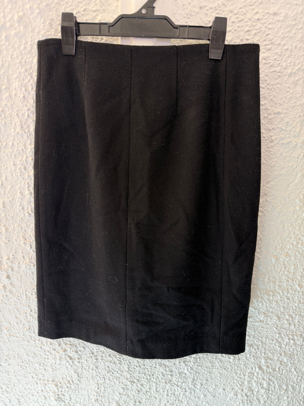 Juliette Hogan Black Wool/Viscose Skirt Sz 10😀5/6