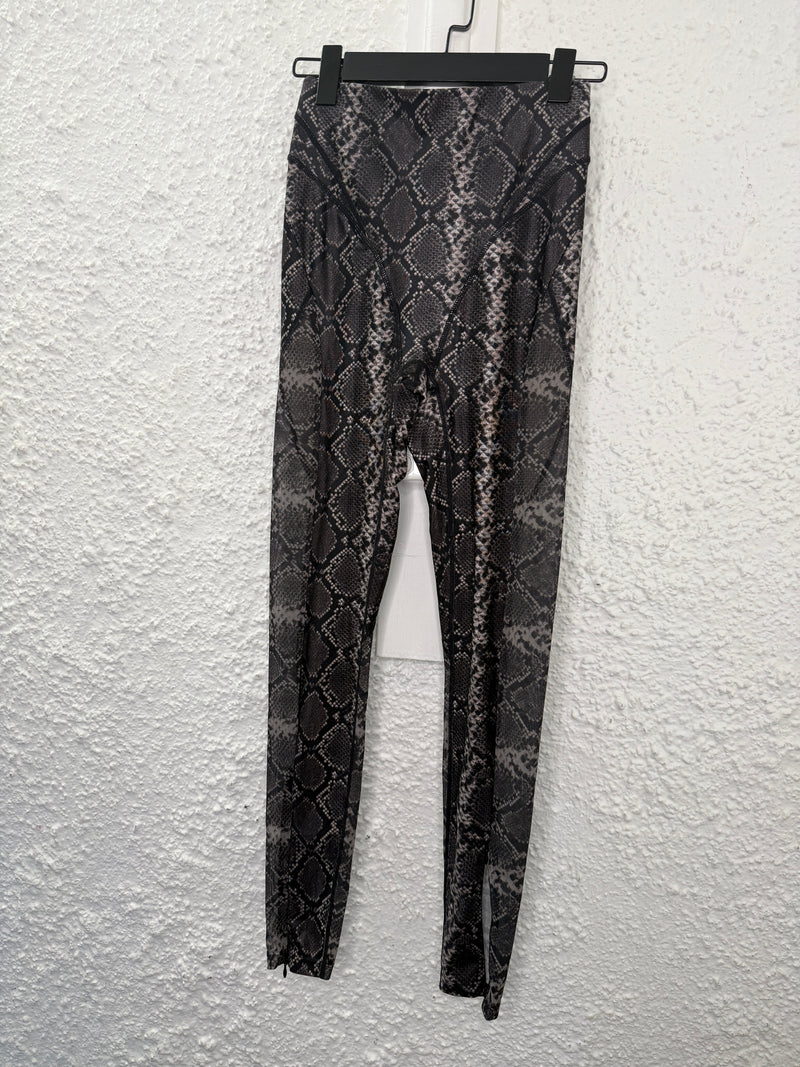 PE Nation Black Snakeskin Print Leggings Sz S 4/8