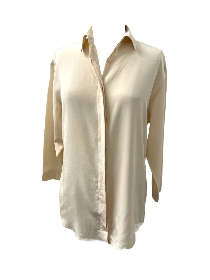 Juliette Hogan Light Beige Blouse Sz 8 NEW! ⭐️💛