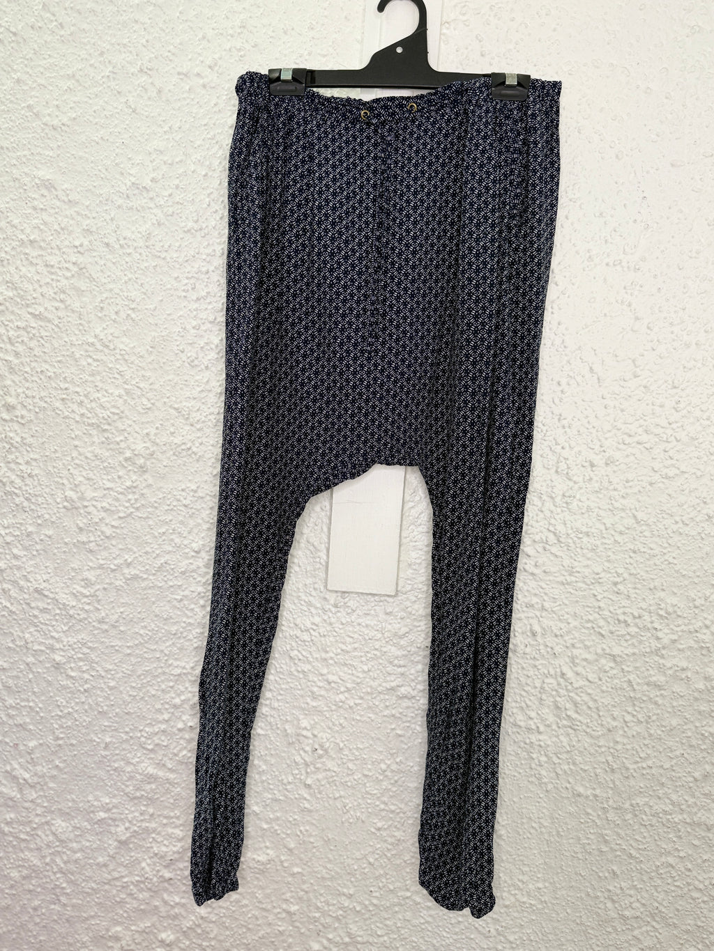 Seed Navy/White Drop-Crotch Pants Sz 10😀3/11