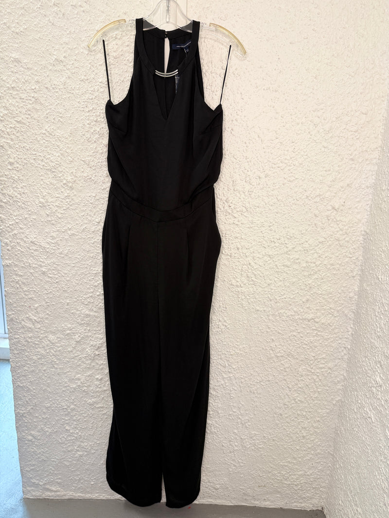 French Connection Black Jumpsuit Sz 12 NEW! 😀20/10