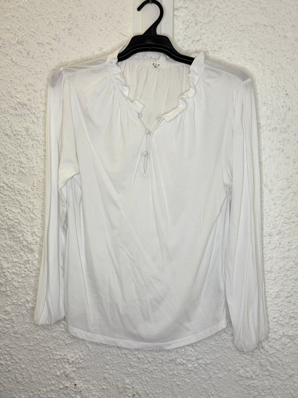 Max White Cotton Top Sz S😀6/10