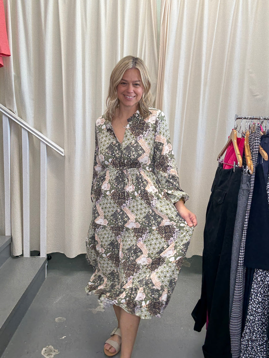 Isle of Mine Patchwork Dress SzS/M