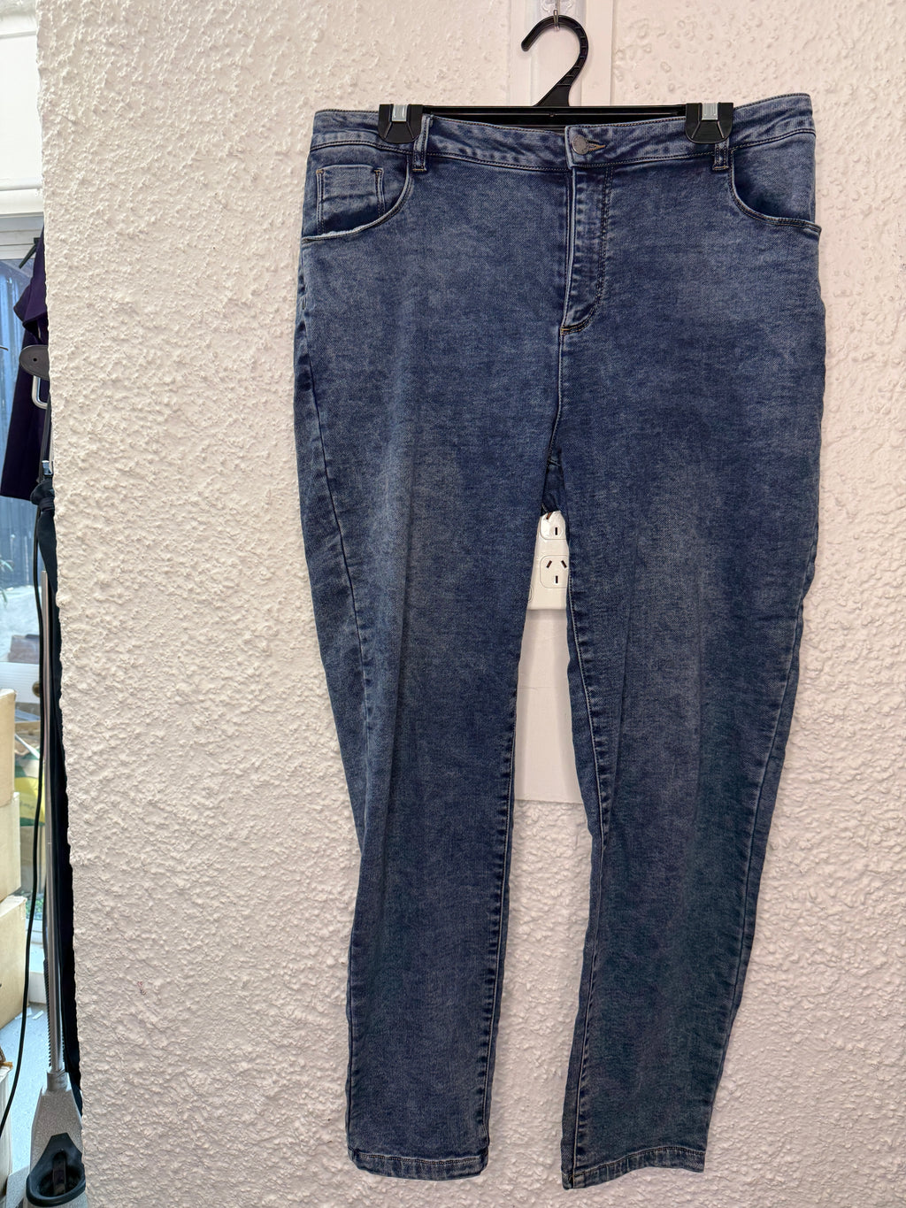 Betty Basics Blue Cotton Blend Jeans Sz 18😀1/5
