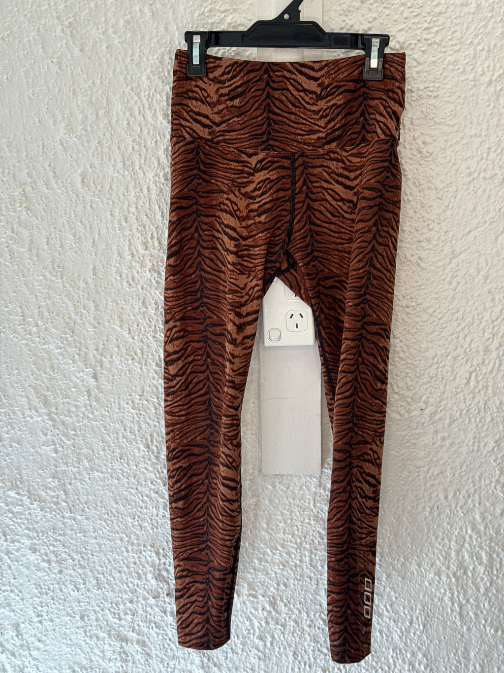 Lorna Jane Brown Animal Print Leggings No Sz (best fit Sz8)😀28/4