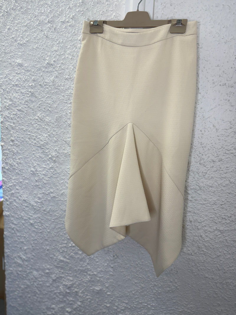 Trelise Cooper off-white textured skirt Sz 8😀27/11