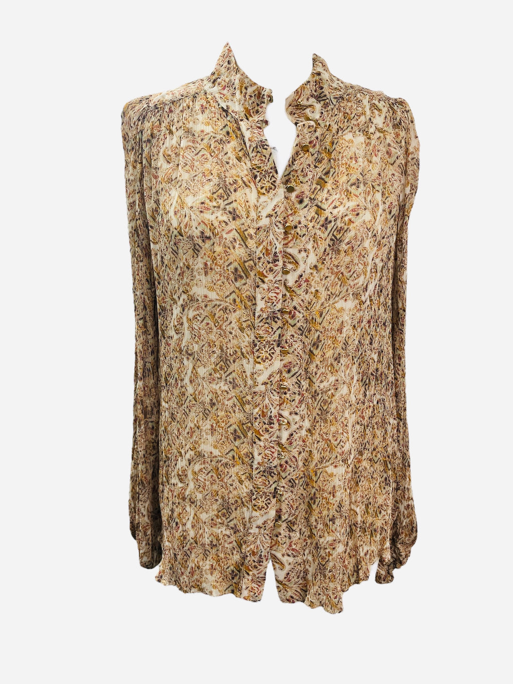 Witchery Beige Floral Top Sz 16 💛💛