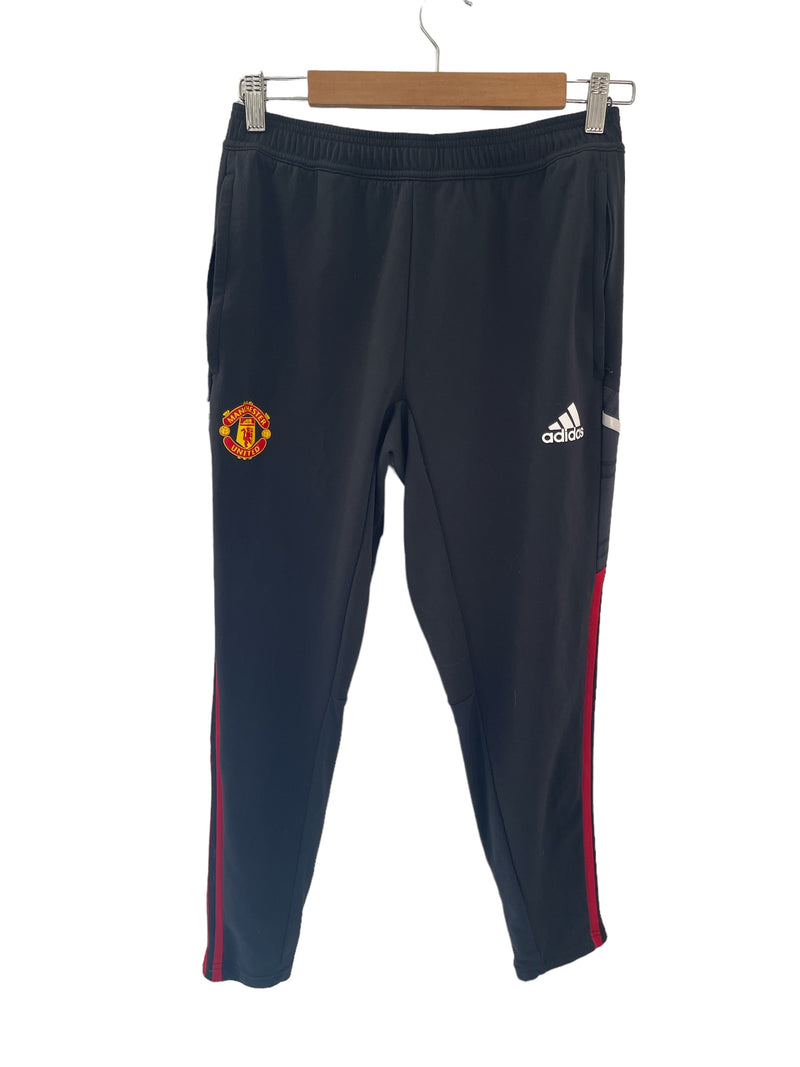 Adidas Manchester United Black Trackpants  Sz M 💚