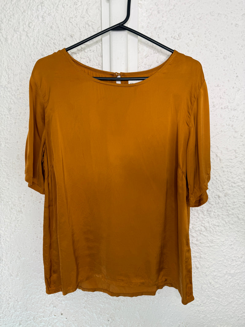 Evolution Bronze Viscose Top Sz 12😀1/9