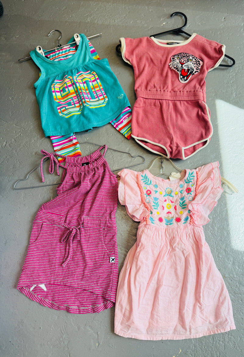 Kids Set of 5 Girls Clothing Items Sz 18mo-2yrs😀10/11