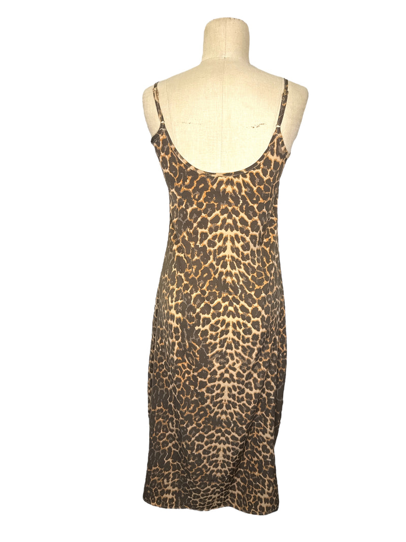 & Me Animal Print Slip  Dress Sz 8 ⭐️⭐️⭐️