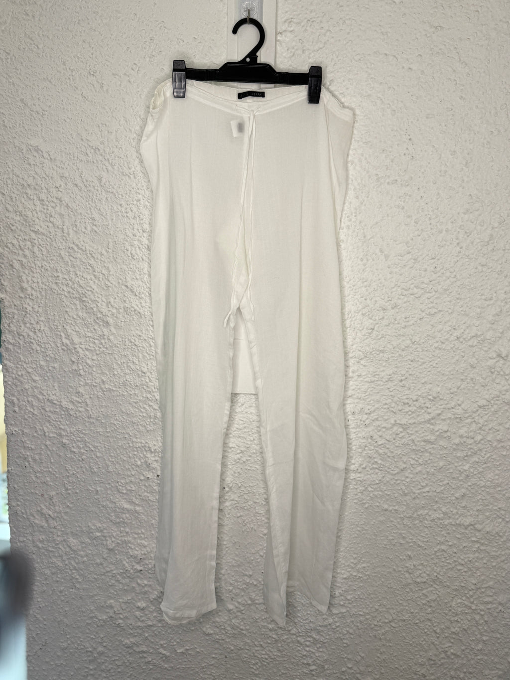 Helen Cherry White Ramie Pants Sz M😀10/11