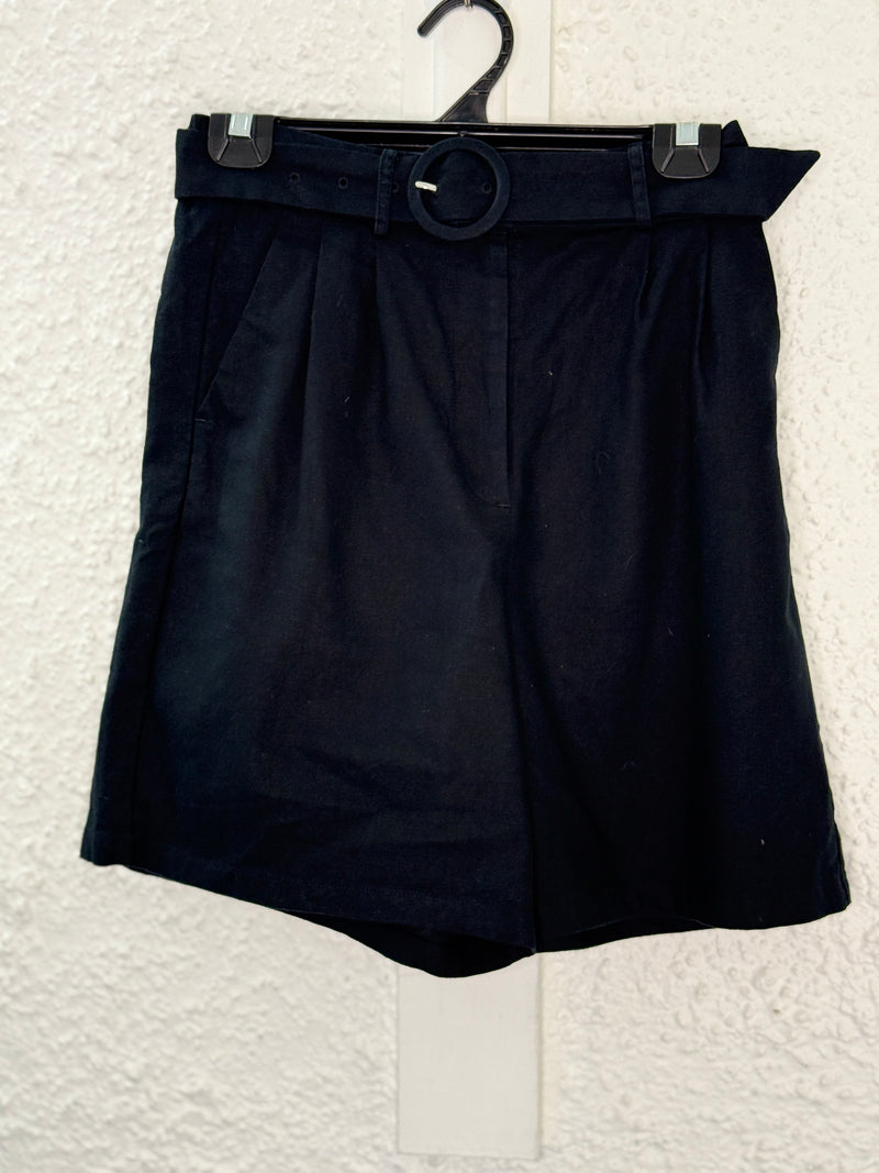Princess Highway Black Linen/Cotton Shorts Sz 8😀20/10