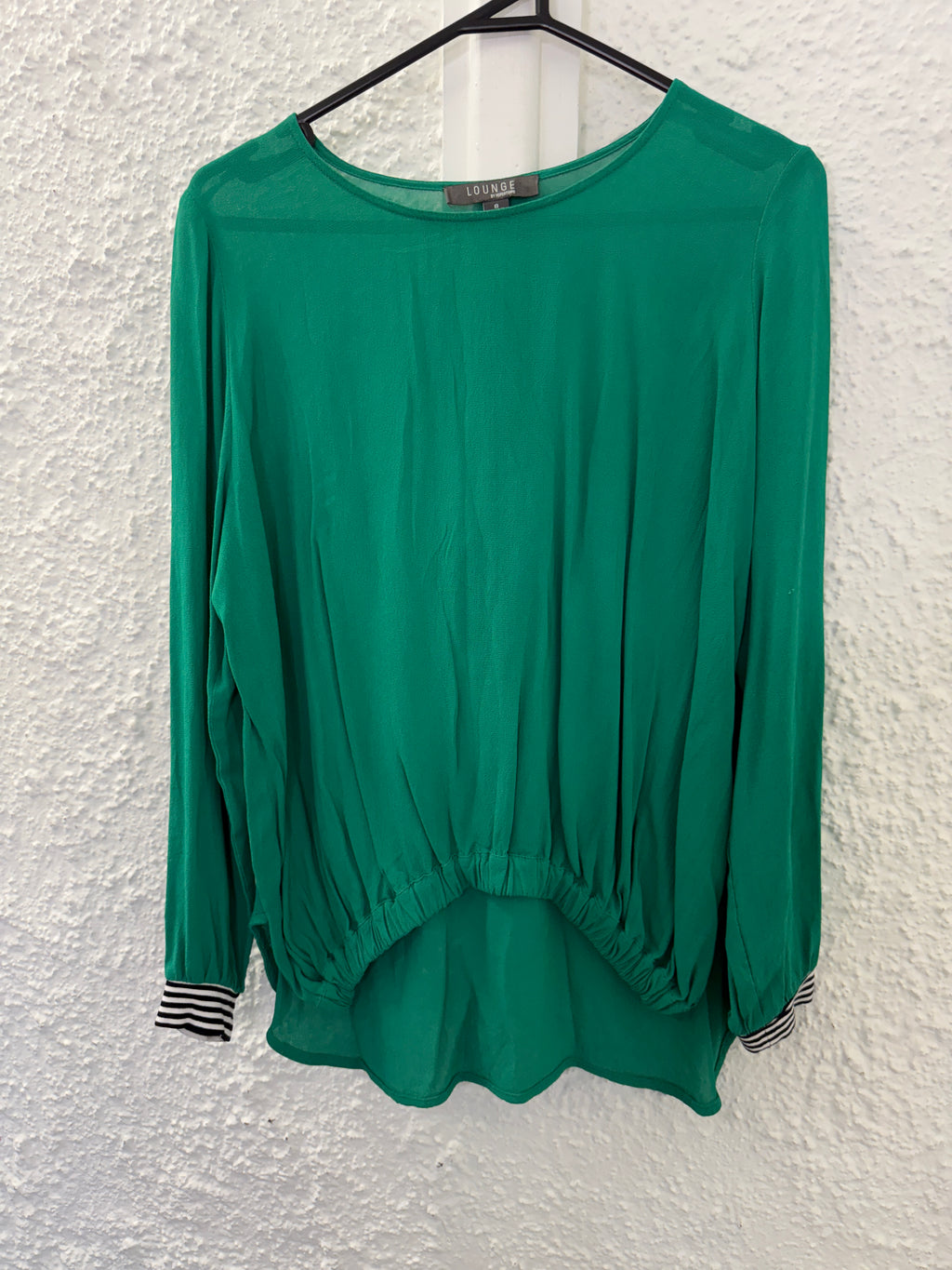 Lounge Green Viscose Top Sz 8😀24/7