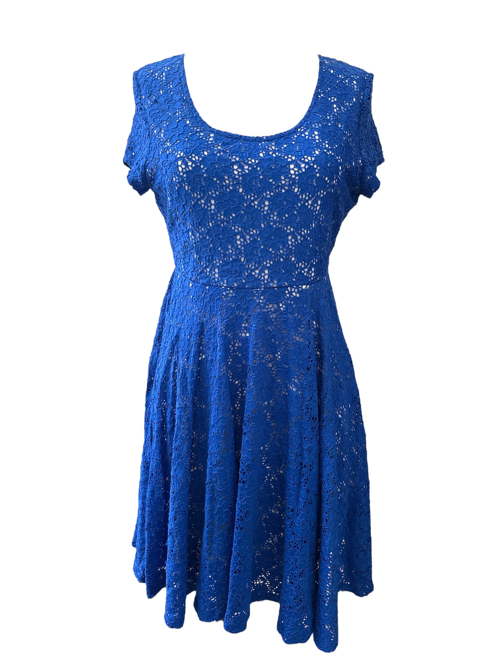 Max Cobalt Lace Dress Sz10 ⭐️