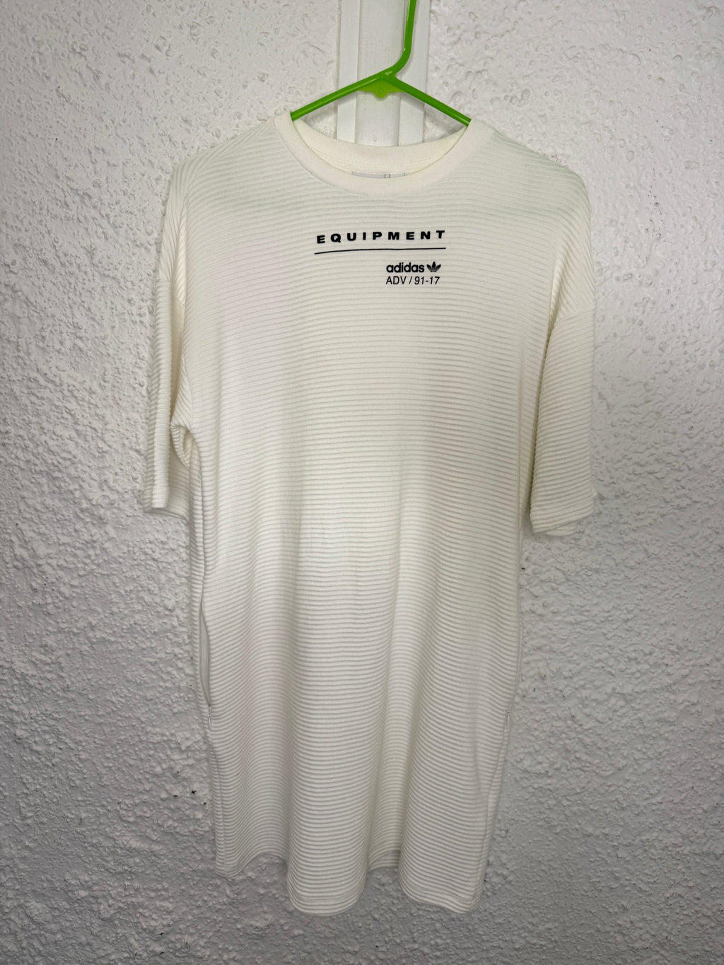 Adidas White Cotton Dress Sz 8😀28/8