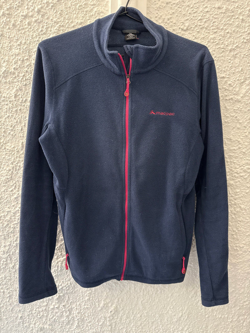 Macpac Navy Polartec Top Sz 14 😀19/5