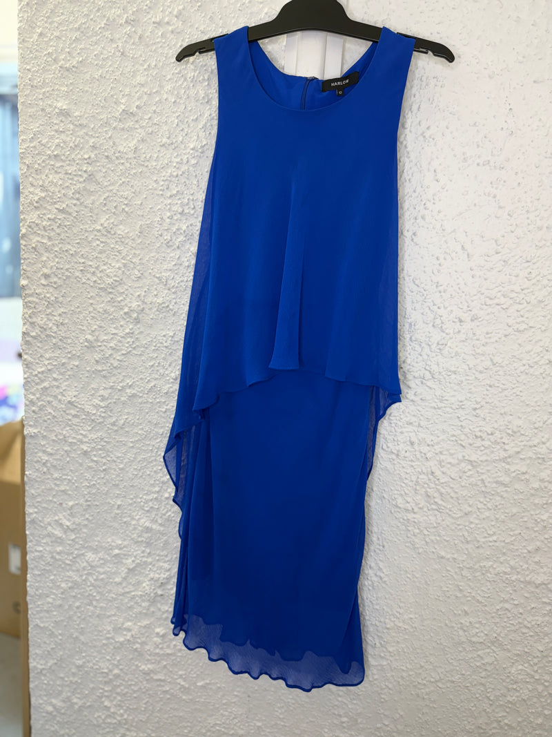 Harlow cobalt overlay dress Sz 10😀27/11