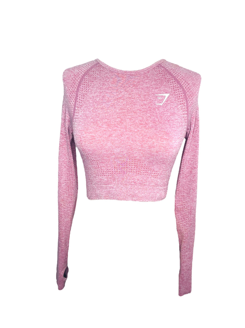 Gymshark Dusky Pink Crop Top Sz S 💚