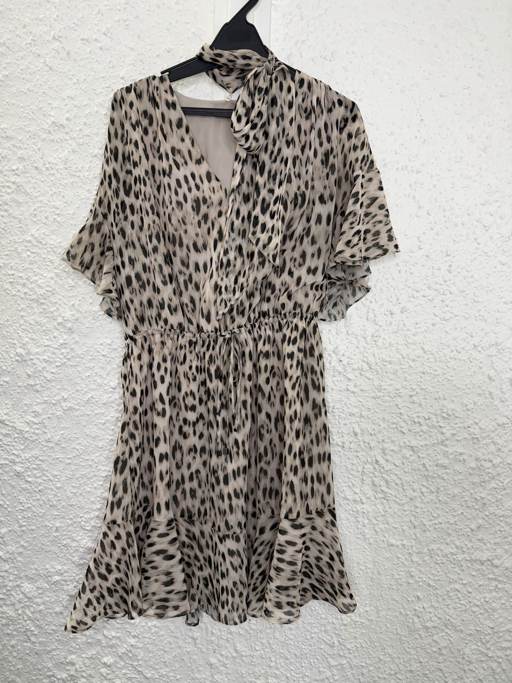Portmans Grey/Black Animal Print Dress Sz 12😀21/8