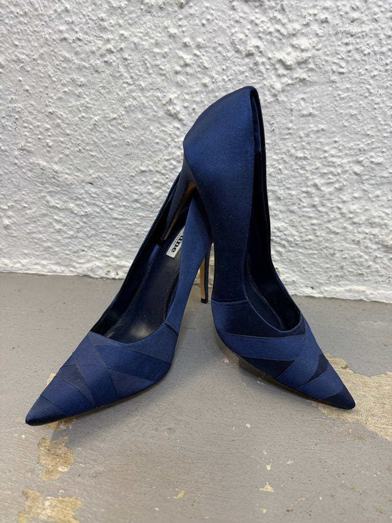 Dune London Royal Blue Heels Sz 41😀15/9