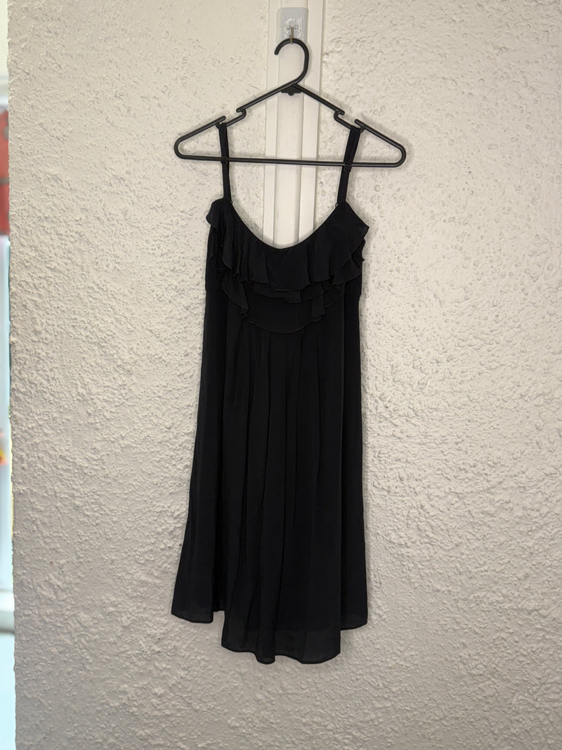 Cue Black Ruffles Dress Sz 6😀10/11
