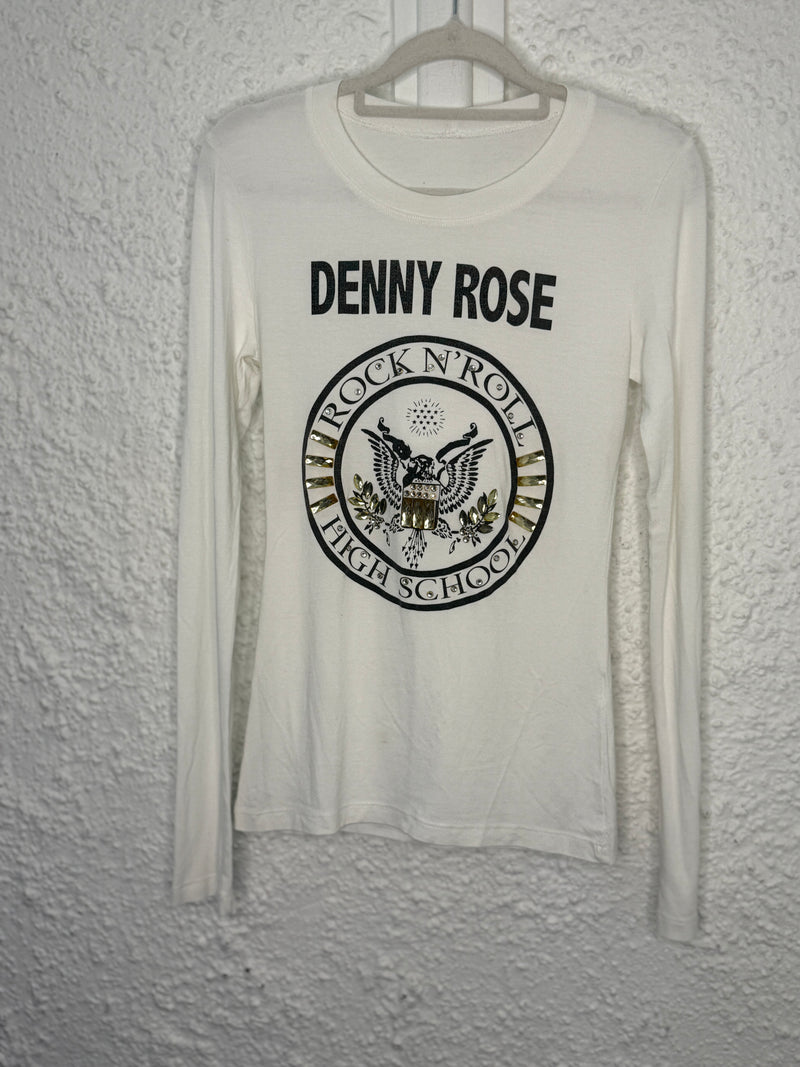 Denny Rose rock ‘n’ roll jewelled top No Sz (best fit Sz 6-8)😀1/12