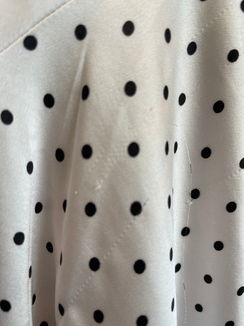 Acler White/Black Polka Dot Skirt No Sz (best fit Sz 6) 🩷