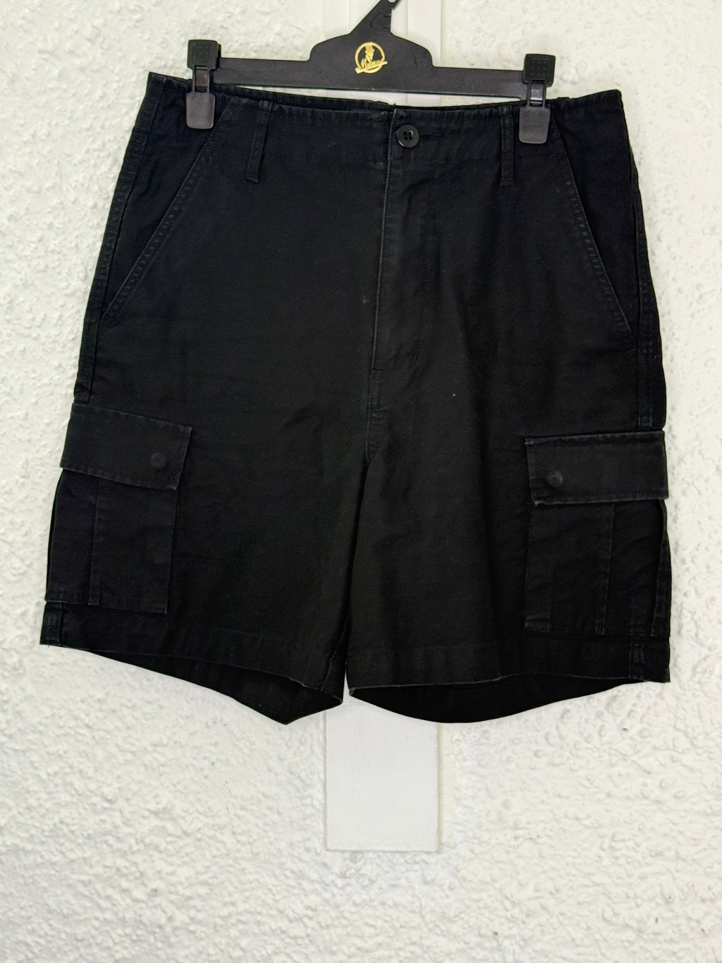 Stüssy Black Cotton Shorts Sz 10😀25/9