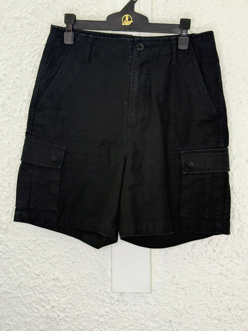 Stüssy Black Cotton Shorts Sz 10😀25/9