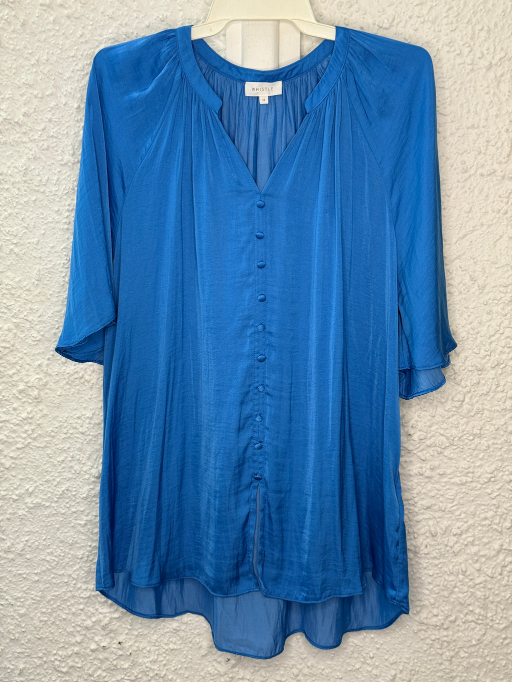 Whistle Blue Top Sz 14😀1/5