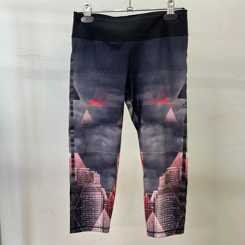 Adidas City Scape 3/4 Exercise Tights Sz S