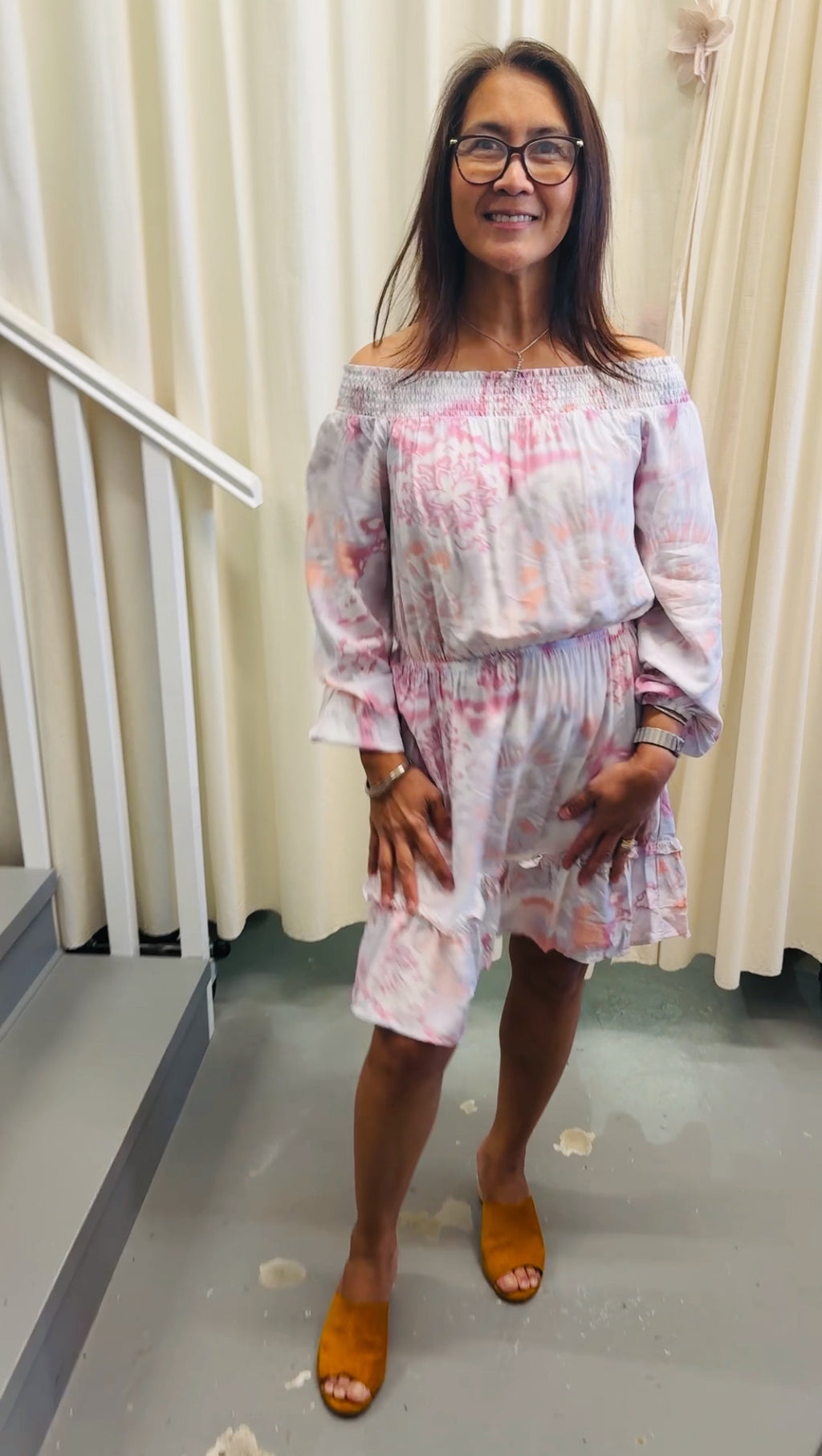 Lovestitch Pink Rayon Floral Dress Sz S NEW!😀25/8