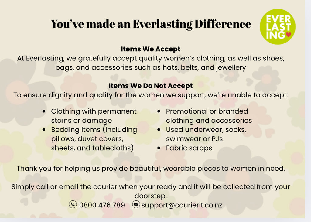 $10 fill a bag of donations ❤️