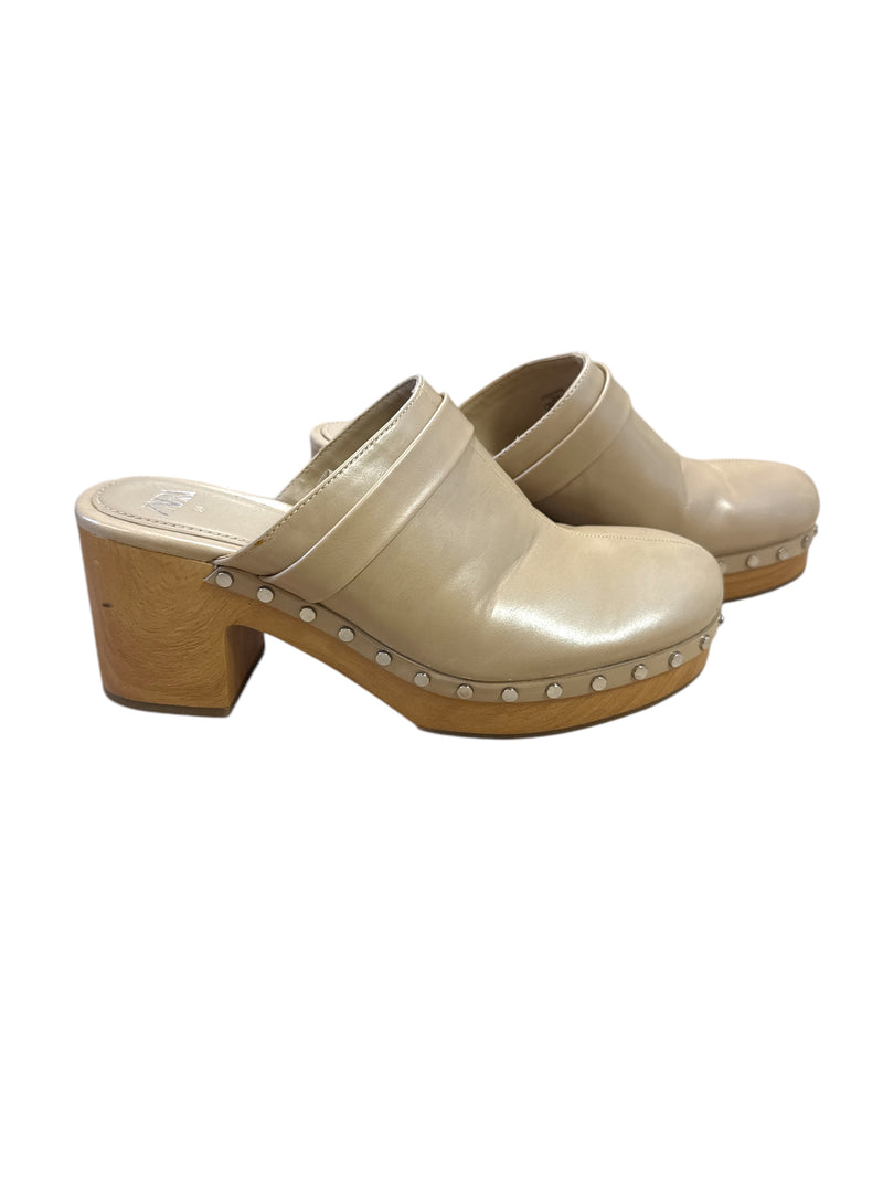 Zara Beige Clogs Sz 39💜