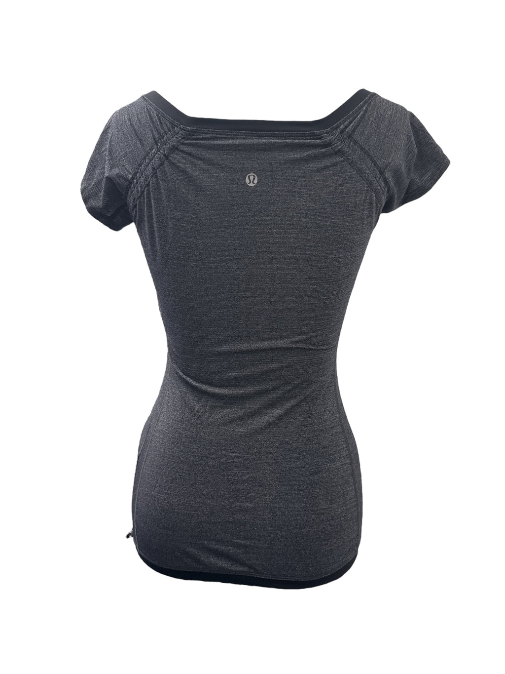 Lululemon Grey/Black Trim Top Sz6 💜