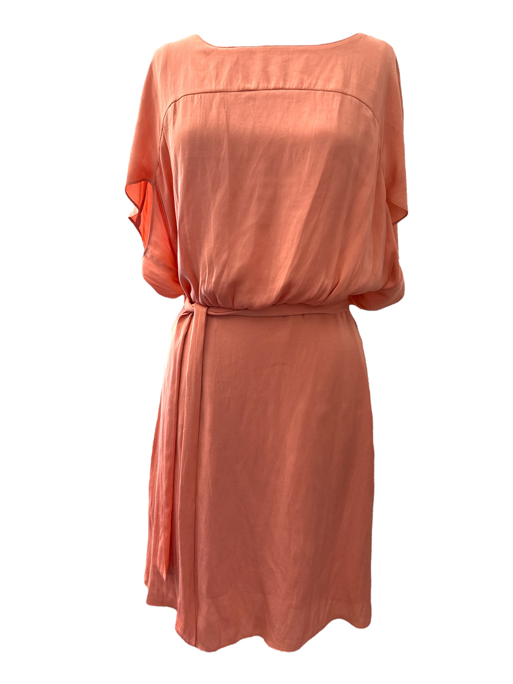 Witchery Shiny Coral Dress Sz 8 🩷