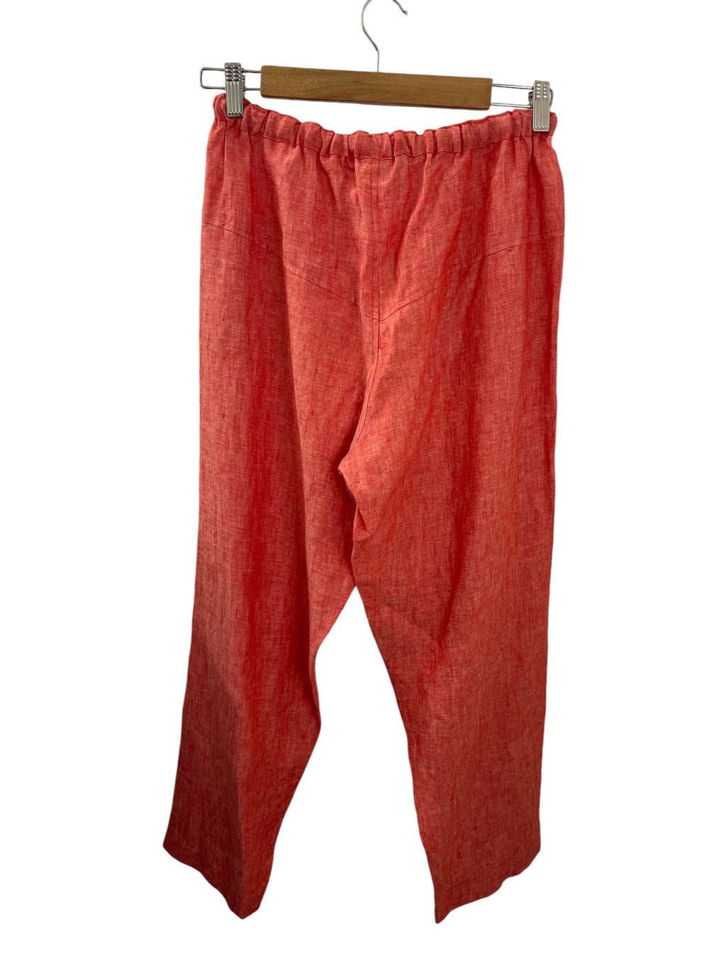 Blackstone Mottled Red Linen Blend Pants Sz 8 NEW! 💚 ⭐️